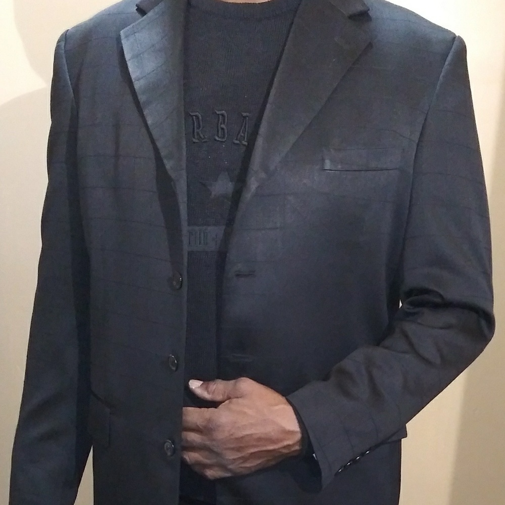 Zandello 2-piece midnight blue suit